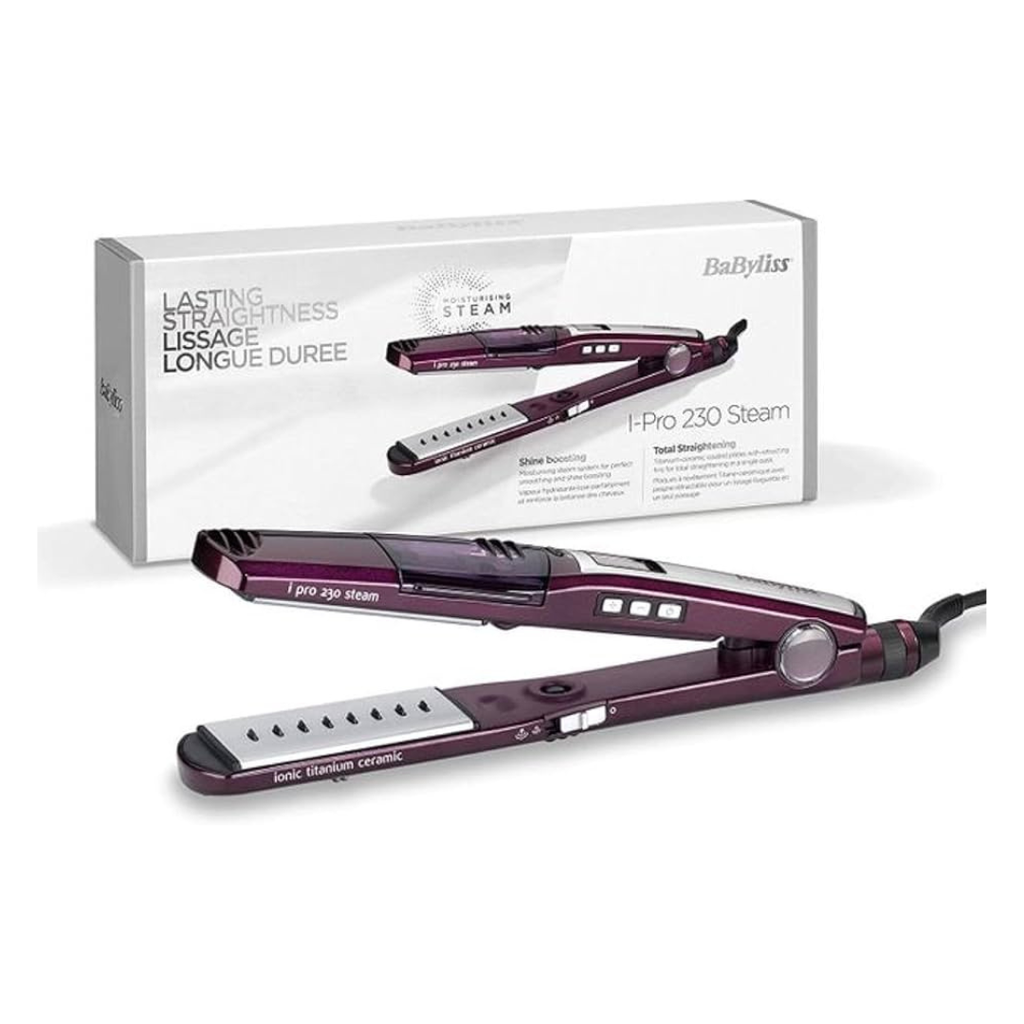 BABYLISS STRAIGHTENER STEAM FUNCTION UP TO 230 C Newton Stores